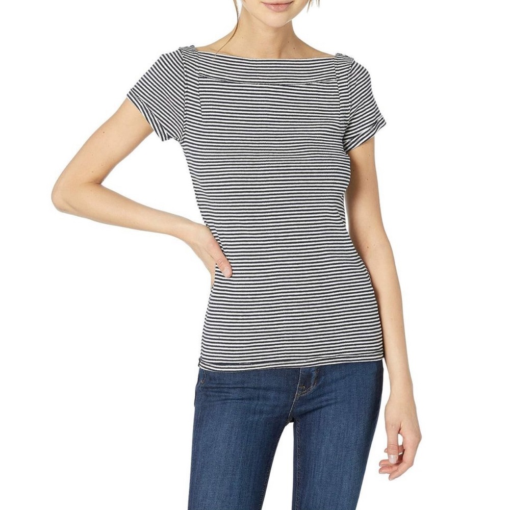 We The Free Navy/White Bandage Top